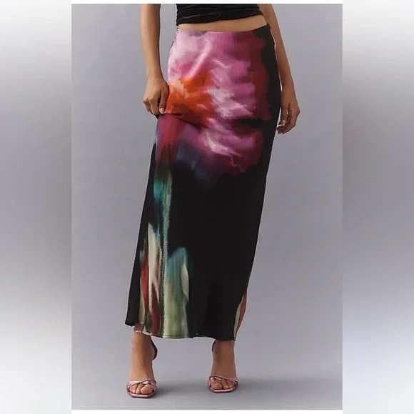 Anthropologie Dresses & Skirts - Anthropologie Tilda Maxi Skirt in Lavender Blurred Floral Size M